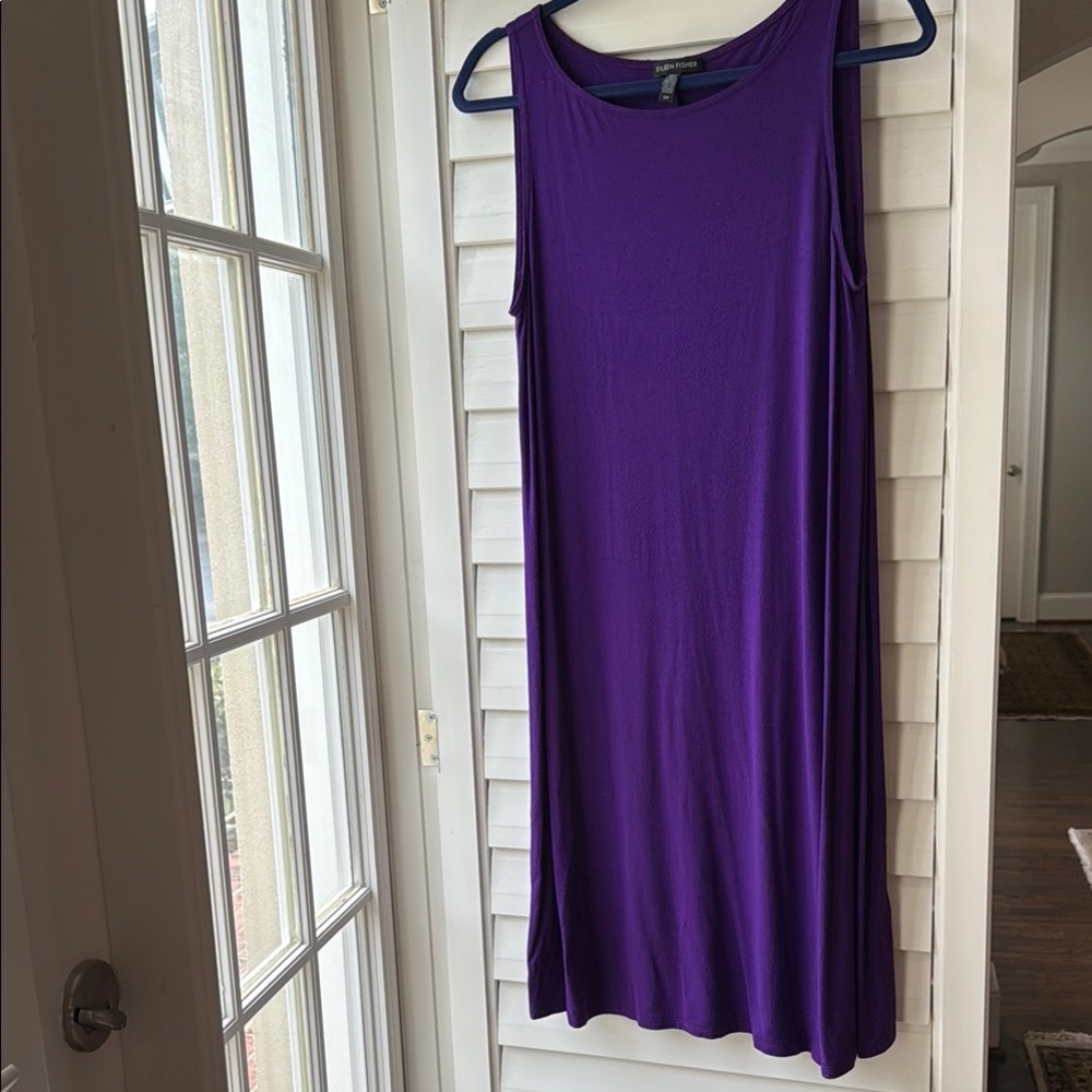 Eileen Fisher Rich Purple Top